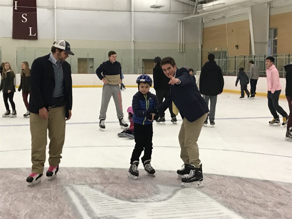 Gazebo skating at Middlesex